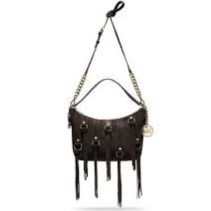 MICHAEL KORS suede fringed vac